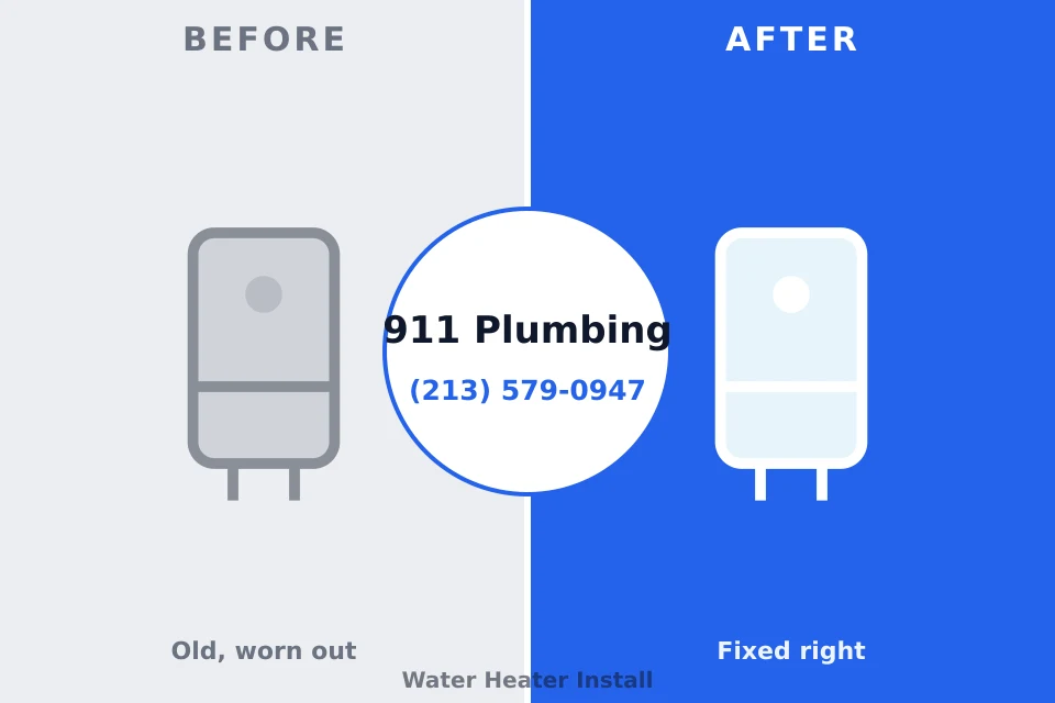 Before and after: plumbing company Stanton, MI